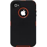 Fanbox - Generic for Otterbox Defender Iphone 4 4s - Multiple Team Colors (Bengals \ SF Giants \ (Black\Orange))