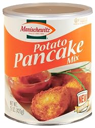 MANISCHEWITZ New Family Size Potato Pancake Mix Canister, 15-Ounce Tubes (Pack of 3)