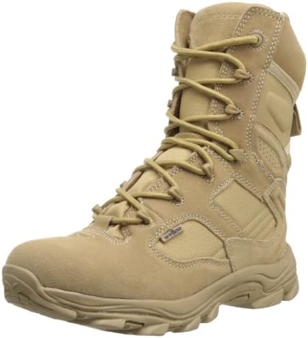 Wellco Men's T180 X-Force 8" Tactical Lightweight Desert Combat Boot,Tan,7 W US