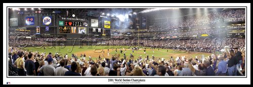 Arizona Diamondbacks 2001 World Series Champions Panoramic Photo