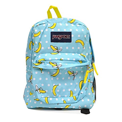 Classic Jansport Superbreak Backpack (Blue Tropaz Oh Bananas (T5010DR))