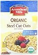 Arrowhead Mills Organic Hot Cereal, Steel Cut Oats, 24-Ounce Boxes (Pack of 4)