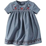Carter's(カーターズ) エンブロイダードデニムドレス デニム ワンピース 18ヶ月【並行輸入】