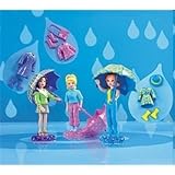 Polly Pocket Rainy Day Doll Set with Polly, Lila, Lea Mattel