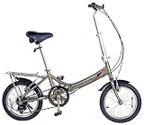 Kent Compact 16 Aluminum Folding Bike (16-Inch Wheels)