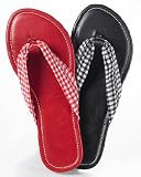 Gingham sandal