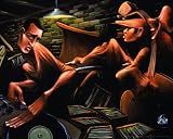 Urban Jazz Session Decorative Art Poster Print by David Garibaldi, 20x16