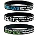 (6-pack) INSPIRATIONAL QUOTE BRACELETS - 