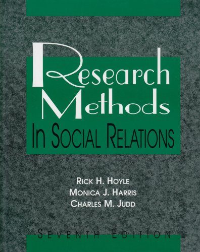 Research Methods in Social Relations under General in The Books Store