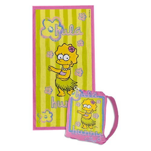 Badetuch Maggie Simpson