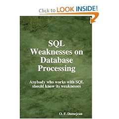 SQL Weaknesses on Database Processing
