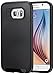 Galaxy S6 Case, NOOT PRODUCTS [REBEL Series] Samsung Galaxy S6 Case [Air Grid Cushion] Patterned Grip Premium Hard Polycarbonate Frame Slim Dual Layer Protective Bumper Case Cover for Galaxy S6 (2015) (Rebel Black)