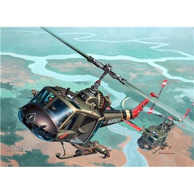 Childrens Toyshop  Spielwaren : Revell Modellbausatz 04476 - Bell UH-1 "Huey Hog" im Maßstab 1:48