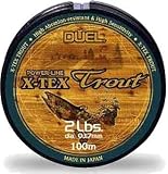 デュエル(DUEL) X-TEXトラウト 100m パッションオレンジ 2lb H1609-PO