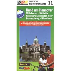 Deutsche Radtourenkarte, Bl.11, Rund um Hannover