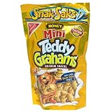 Teddy Grahams Snak-Saks, Honey, 8-Ounce Bags (Pack of 12)