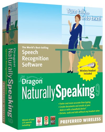 Nuance Dragon NaturallySpeaking 9 (Wireless Edition) (PC)
