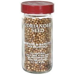 Morton & Bassett Coriandor Seeds, 1.2-Ounce Jars (Pack of 3)