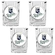 Kansas City Royals MLB 4pc Square Shot Glass Set by Great American Products