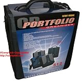 500+ 512 CD Wallet DVD Holder DJ Music Collection CD-R DVD-R Case Organizer Portfolio (512 Capacity CD LAND)