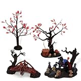 Department 56 Legends of Sleepy Hollow-ween Collection Headless Horseman Accessory Figurine Set of 4