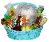 Easter Basket With Mop Top Bunny