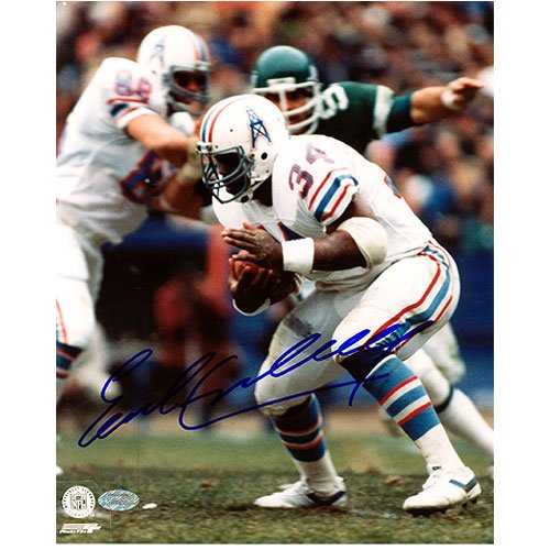 Earl Campbell Houston Oilers - Running - 8x10 Autographed Photograph