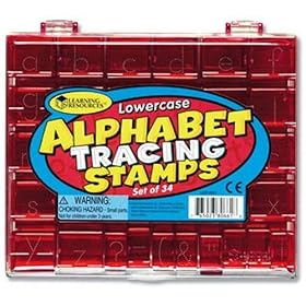 Learning Resources Lowercase Alphabet Tracing Stamp Set by Learning Resources