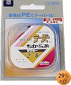 ゴーセン テクミーPEテーパー 力糸 13m×1本継 赤 2号~6号 GT-480R
