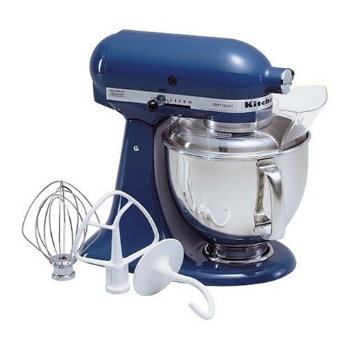 Factory-Reconditioned KitchenAid RRK150BW Artisan Series 5-Quart Mixer, Blue Willow Factory-Reconditioned KitchenAid RRK150BW Artisan Series 5-Quart Mixer, Blue Willow
