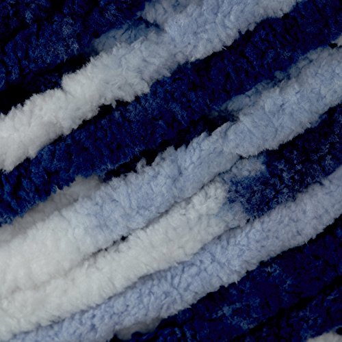 Bernat Baby Blanket Big Ball Yarn (04134) Blue TWIS