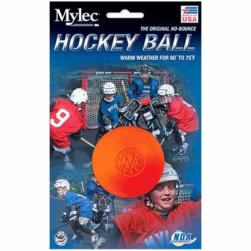 Childrens Toyshop  Sporting Goods : Mylec Original No Bounce Warm Weather Hockey Ball