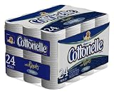 Cottonelle Toilet Paper, Single Roll, White (24 Rolls)