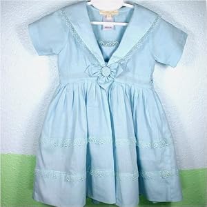 Sale Sale!! Baby Girls Sarah Vintage Party Dress in Powder Blue