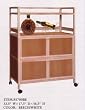 BEAUTIFUL BAKERS RACK IN BEECH FINISH 33.5X17.5X46.5