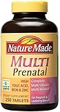 Nature Made Prenatal Multi Vitamin Value Size, Tablets, 250-Count