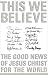 Books : This We Believe