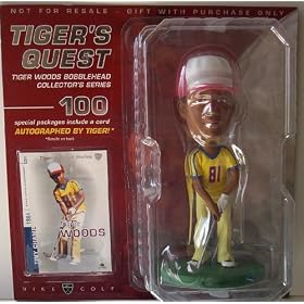 2002 UPPER DECK Collectible & Nike Golf - Tiger Woods Tiger's Quest - TINY CHAMP