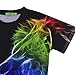 Uideazone Unisex 3D Fashion Creative Tee Hisper Short Sleeve T-Shirt