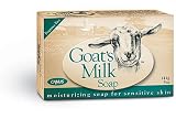 Canus Goats Milk Bar Soap, Fragrance Free (5 Ounces)