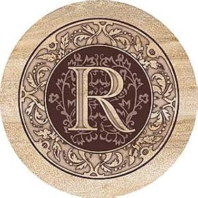 Monogram: R - Thirstystone Sandstone Coaster Set by Thirstystone