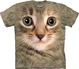 51Y5NTH96wL. SL160  Realistic 3D Cat Face T Shirts by The Mountain