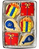 Beautiful Cookies Organic Birthday Year Organic Cookies Cookies, 24 Cookies