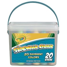 20 ct. Sidewalk Chalk Bucket by Crayola