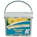 Crayola Sidewalk Chalk Featuring 20 Different Colors in a Convenient Sealable Storage Tote with Handle