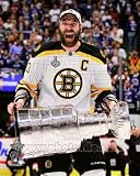 Zdeno Chara - holding the 2011 Stanley Cup Trophy - NHL 8x10 Photo (Boston Bruins)