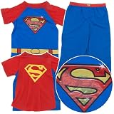 Superman Pajamas with Cape for Toddler Boys