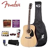 FenderStarcasterNaturalAcousticGuitarKit(091-6000-021)-Includes