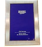 Lovely Silver Satin Colour Photo Frame 6x4" (Landscape Or Portrait)