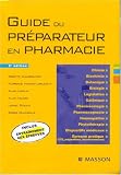Guide du préparateur en pharmacie Guide du préparateur en pharmacie